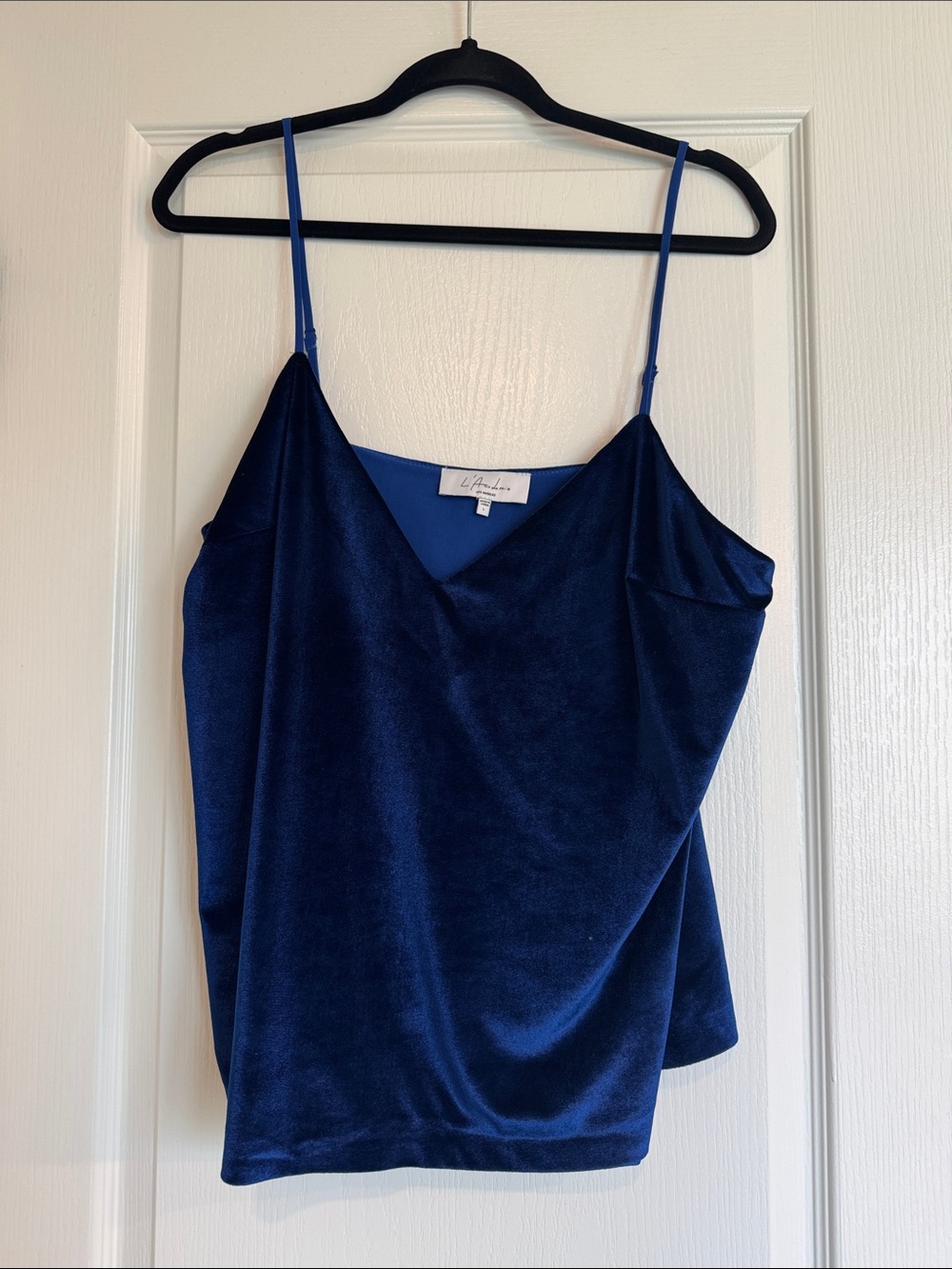 L’Academie velvet tank cami